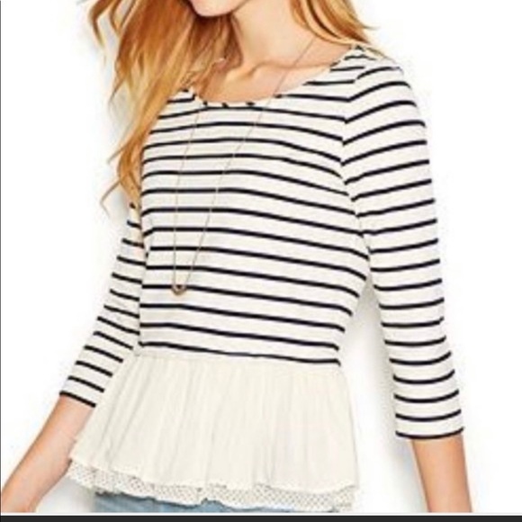 Madison Jules Peplum Top - Picture 1 of 3